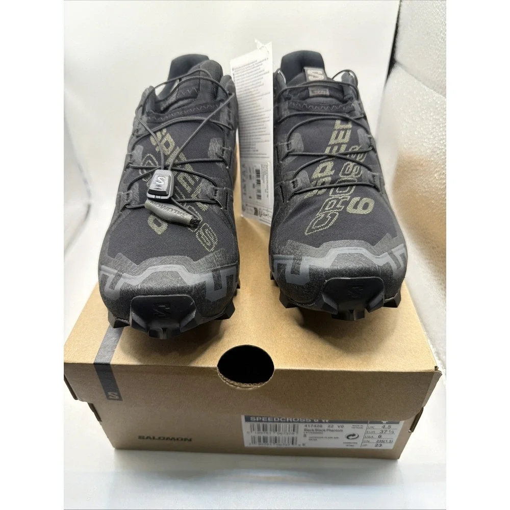 Salomon Speedcross 6 W - Women‎ Trail Running Shoes  Size 6 Black. New